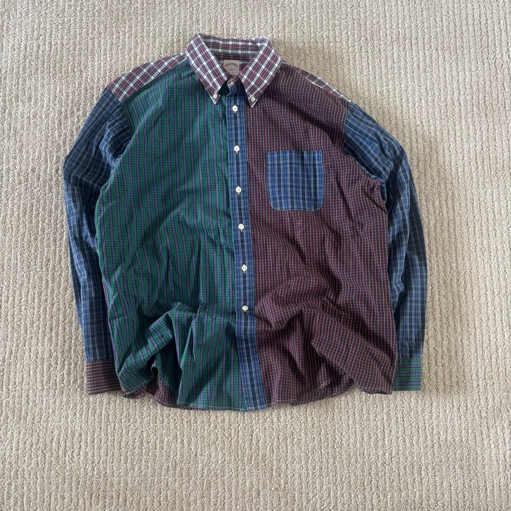 Multicolor Plaid Men's Shirt